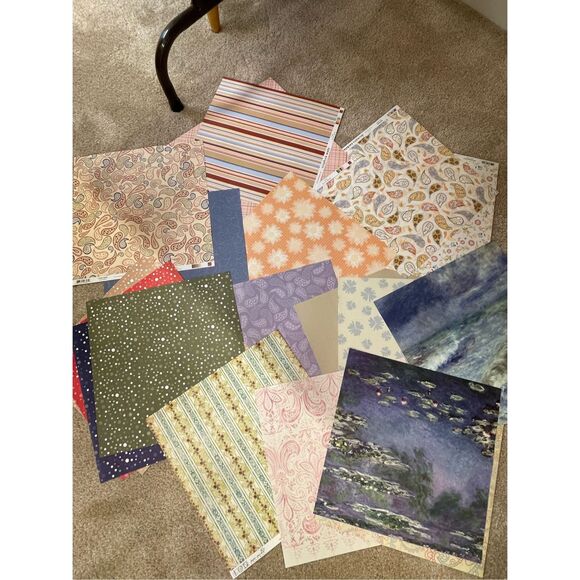 Scrapbook Paper 5 Pounds Various Bundles Crafting Scrapbooking Card Making - Picture 7 of 16